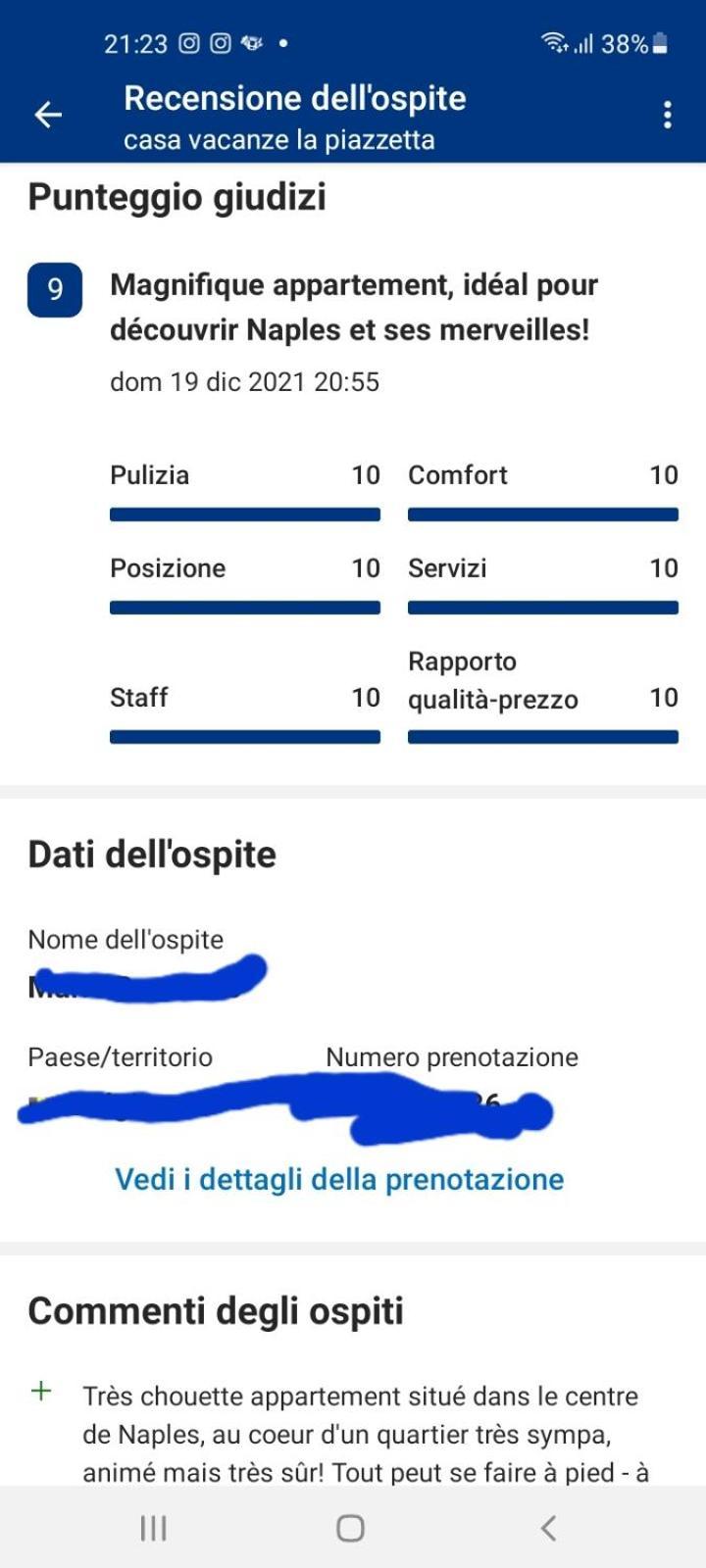 Casa Vacanze La Piazzetta 나폴리 객실 사진